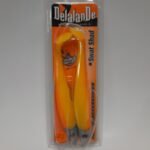Vinilo con cabeza plomada Delalande 40 grs / 13 cm / Naranjo