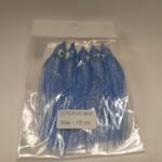 SEÑUELO PULPO X5 AZUL CLARO C ESCARCHA 10CM