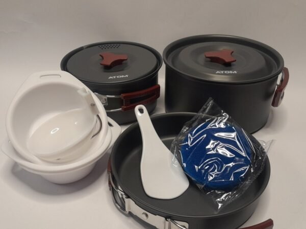 SET DE COCINA SARTEN OLLA ACCESORIOS 3 - 4 PERSONAS ATOM