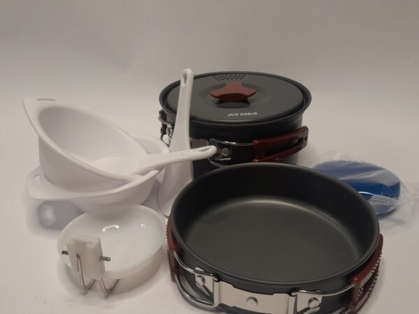 SET DE COCINA SARTEN OLLA ACCESORIOS 2 - 3 PERSONAS ATOM