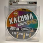 MULTIFILAMENTO 8X PE 0,30 MM 300 MTS 27,3 KG KAZUMA MULTICOLOR