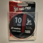 LEADER FLUOROCARBONO 25 MTS 0,41MM 10 KG BAD FISH