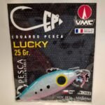 JIG 25 GRS LUCKY AZUL PLATA ROSA EDUARDO PESCA
