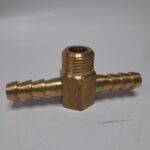 CONECTOR DOBLE MANGUERA AMARILLA PARA BOLA DE 1/2