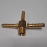 CONECTOR TRIPLE MANGUERA AMARILLA PARA BOLA DE 1/2