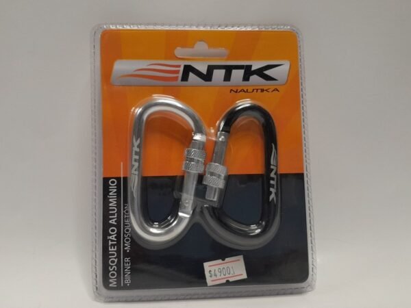 MOSQUETON ALUMINIO 2UD NTK