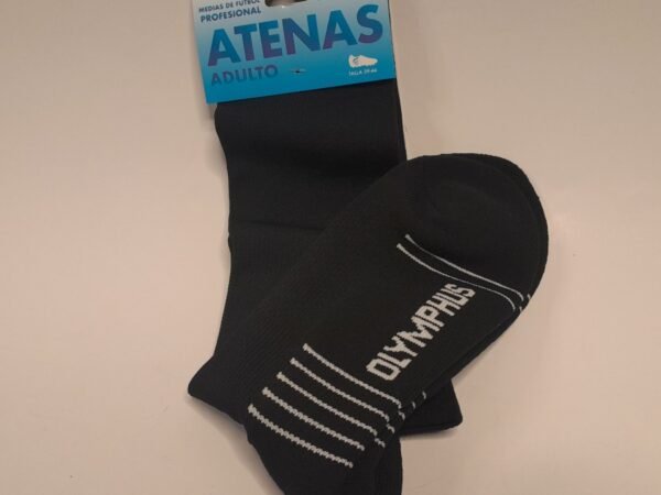 MEDIAS FUTBOL /NEGRAS ADULTO  /OLYMPHUS