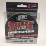 LINEA 8HEBRAS 832 ADVANCED SUPERLINE 0.20MM 13.5KG 250M SUFIX