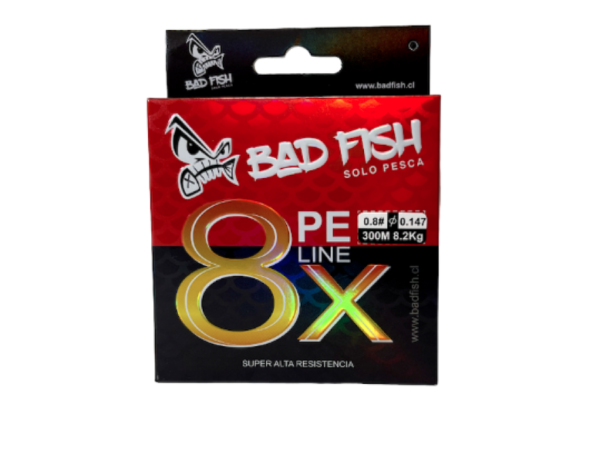 MULTIFILAMENTO X8 2 300MTS 0.234MM BAD FISH