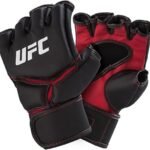 GUANTES MMA S/M NEGRO ROJO UFC