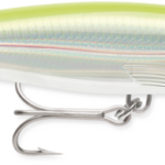 SEÑUELO X-RAP SALTWATER 40" 12 M 97 GRS SFC - SILVER FLUROESCENT CHARTREUSE RAPALA
