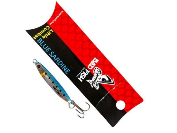MICRO JIG LITTLE COMBAT BLUE SARDINE 10 GRS BAD FISH
