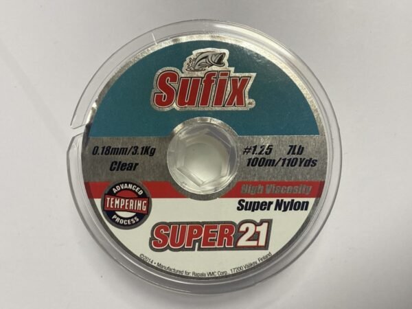 NAYLON MONOFIILAMENTO SUFIX 0,18 3,1 KG BLANCO 100M