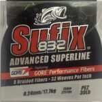 MULTIFILAMENTO 7 832 0,24 MM 17,7 KG 250 MT VERDE FOUR SUFIX