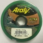 NAYLON MONOFILAMENTO ULTRA 0,30 120 MT VERDE 100M ARATY