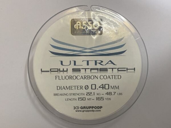 NAYLON FLUOROCARBON  ASSO ULTRA 0,40 MM 22,1 KG 150 MT