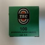 POSTONES PUNTA CACERIA TEC 5.5 CAJA VERDE 100U