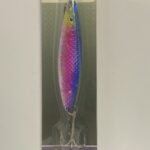 SEÑUELO CHISPA PLATA -ROSADO- CABEZA AMARILLA 30 GR POKEE