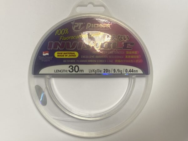 LEADER FLUOROCARBONO INVISIBLE 30M 20LB 0.44MM PIONEER