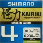 KAIRIKI 4HEBRAS 0.230MM 13.6KG 300MTS SHIMANO