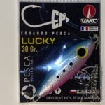 JIG 30 GRS LUCKY AZUL PLATA ROSA EDUARDO PESCA