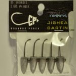 CABEZA PLOMADA JIG HEAD DARTING 5 GRS 5 UNIDADES EDUARDO PESCA