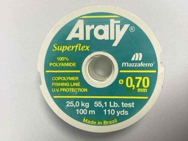 NAYLON 0,70 MM VERDE 100 M 25KG ARATY