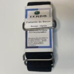 CINTURON DE BUCEO POLIPROPILENO NEGRO ESCAPE RPIDO HEBILLA ACERO INOXIDABLE TERRA