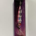 SEÑUELO JIG DRAGER 40 GRS GRIS ROSA RAYAS ALLBLUE
