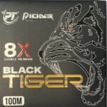 MULTIFILAMENTO BLACK TIGER X8 100 MTS 0.12 MM DUPLICAR PIONEER