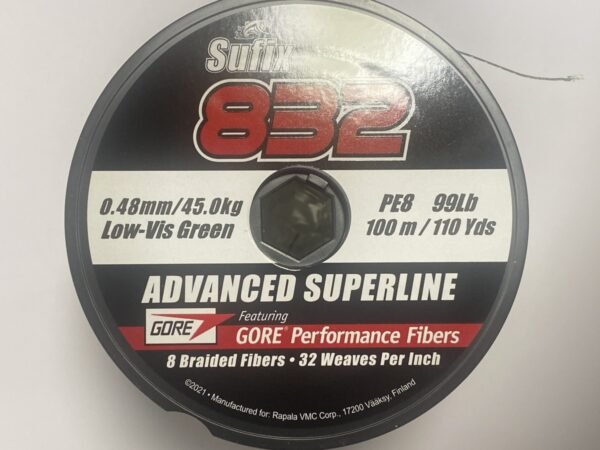 MULTIFILAMENTO 48 MM 45 KG VERDE 832 SUFIX