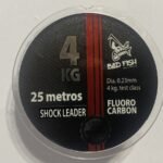 LEADER FLUOROCARBONO 25 MTS 0,23MM 4 KG BAD FISH