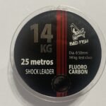 LEADER FLUOROCARBONO 25 MTS 0,50MM 14 KG BAD FISH