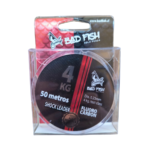 LEADER FLUOROCARBONO 50 MTS 0,23MM 4 KG BAD FISH