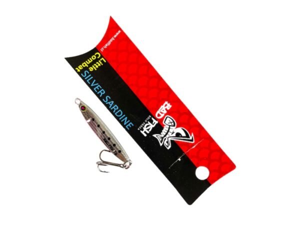 MICRO JIG LITTLE COMBAT SILVER SARDINE 12 GRS BAD FISH