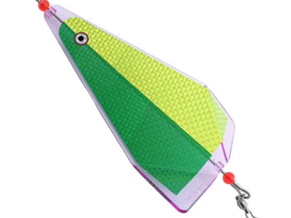 DELTA ATRACTOR 6 FLASHER UV GREEN CHARTREUSE GIBBS
