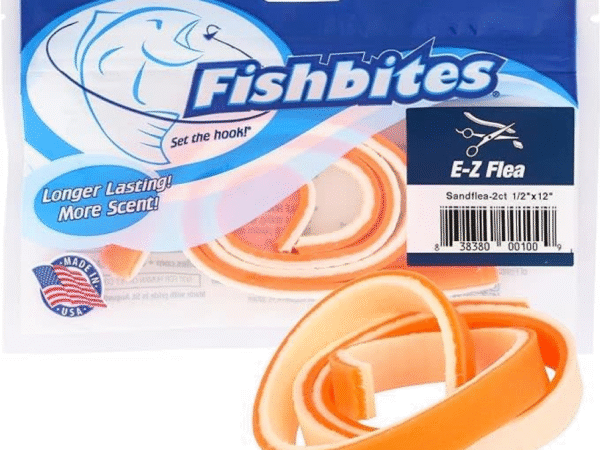 FISHBITES E-Z FLEA ORANGEFLESH 1/2 X 12" BAD FISH