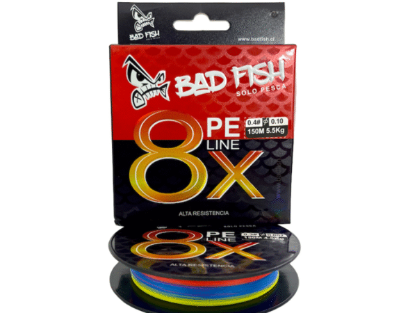 MULTIFILAMENTO X8 0.4 150MTS 0.100 MM BAD FISH