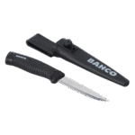 CUCHILLO NEGRO LISO BAHCO