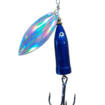 SEÑUELO SPINNER AZUL PLATA SAITAMA CHINOOKERO 33 GRS