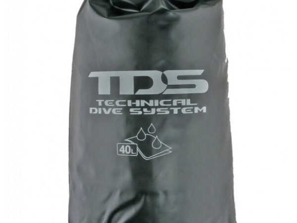 BOLSO SECO SACO ESTANCO MOCHILA 40 LITROS NEGRO TDS