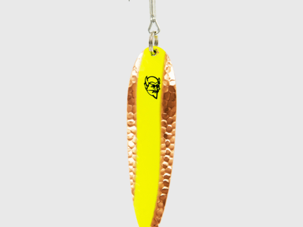 CUCHARA 9GR FRANJA AMARILLA DARDEVLE
