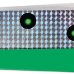 FLASHER COYOTE 3 11 28 CM FLO GREEN UV LUHR JENSEN