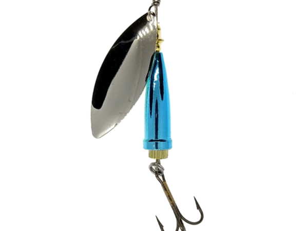 SPINNER CHINOOK SALMON PLATA AZUL VS6 FALCON CLAW