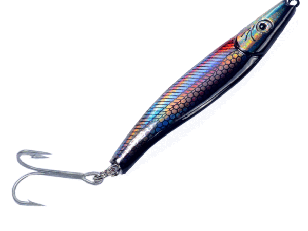 SEÑUELO CHISPA 60GR WIN-DX SILDA COLOR PLATA NEGRO FALCON CLAW