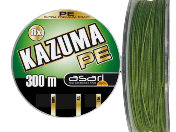 MULTIFILAMENTO 8X PE 0,50 MM 300 MTS 54,55 KG KAZUMA MULTICOLOR