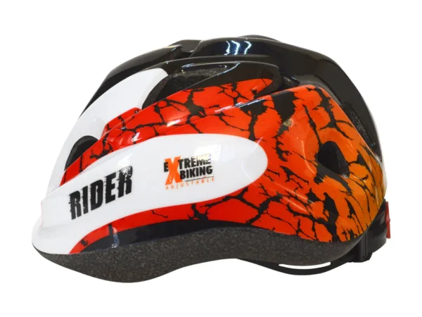 CASCO BLANCO-ROJO XS-S RIDER