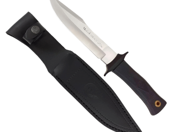 CUCHILLO ARTESANAL MANGO NEGRO PESADO MUELA MIRAGE-18