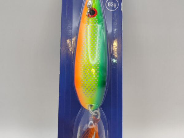 SEÑUELO RAGOT KING SPOON 63 GR FTG / NARANJO AMARILLO VERDE