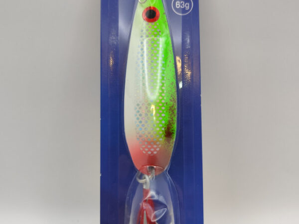 SEÑUELO RAGOT KING SPOON 63 GR HOGG / BLANCO ROJO VERDE